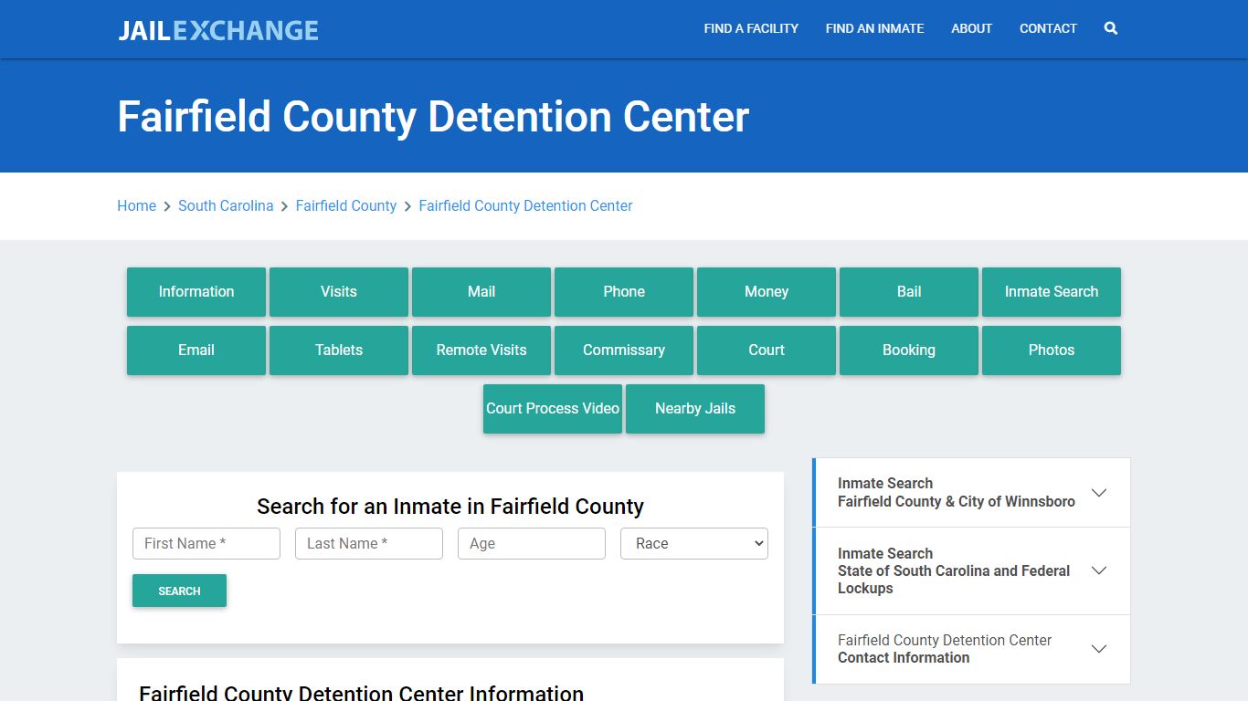 Fairfield County Detention Center - Jail Exchange