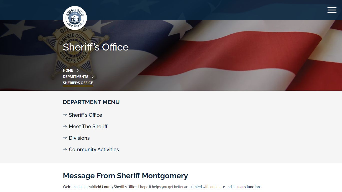 Sheriff’s Office - Fairfield County, South Carolina